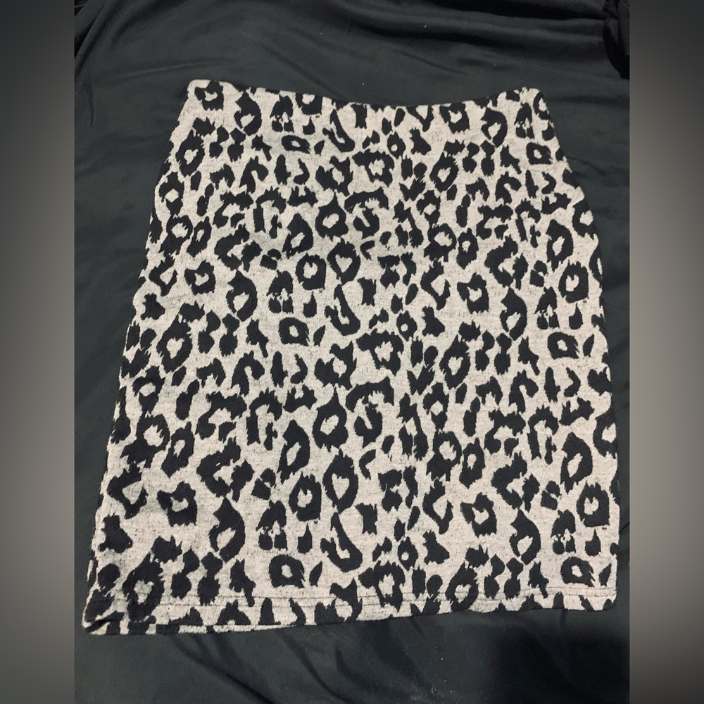 Soaked Leopard Skirt